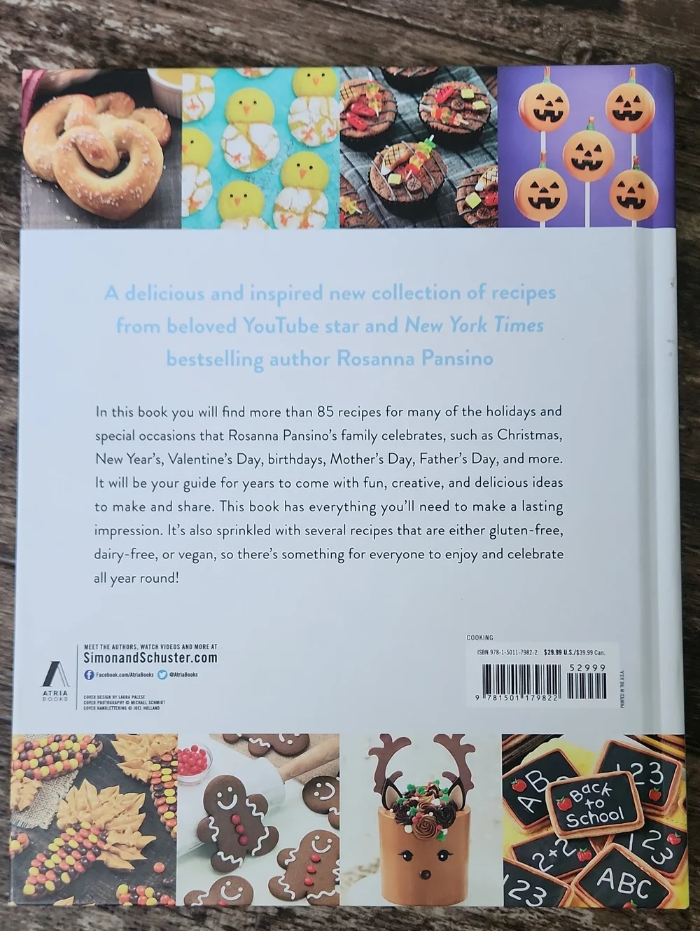 Baking All Year Round Harcover Cook Book By Rosanna Pansino